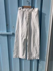 40’s  us navy  セーラーパンツ　sailor pants  US NAVY アメリカ海軍  巻きパンツ　訳あり
