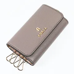 新品 フルラ FURLA キーケース レディース CAMELIA カメリア グレー系 WR00436 ARE000 3787S【純正紙袋・リボン付き】