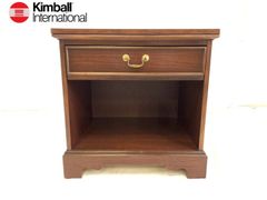 【アメリカ家具】☆KIMBALL ナイトテーブル サイドテーブル 引き出し付  ナイトスタンド  (180) ☆AD16JK