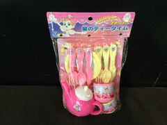 か69 新品未開封　昭和レトロ　マルカ　コメットさん　星のティータイム　おままごと　女の子　当時物