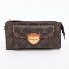 LOUIS VUITTON ルイ・ヴィトン モノグラム ポルトフォイユ・アストリッド ジッピーウォレット 長財布 M61781 ブラウン フランス製