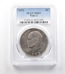 2025年最新】アイゼンハワー1ドル硬貨 1972の人気アイテム
