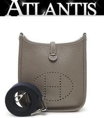 【広尾店】エルメス HERMES エブリンTPM ショルダーバッグ トリヨンクレマンス エトゥープ SV金具 C刻印 2018年 【16177】