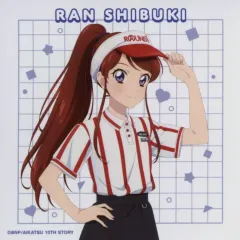 【中古】キャラカード 紫吹蘭(背景ホワイト) 「アイカツ! 10th STORY ～未来へのSTARWAY～×ROUND1 描き下ろし ROUND1ver. トレーディング正方形ブロマイド」