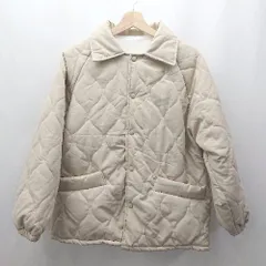 ◇ ⊇ SEN TOKYO セントーキョー 裏起毛 キルティング 長袖 ジャケット サイズL ベージュ レディース E  【1503310014853】