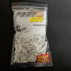 手巻きタバコフィルター　ピュア600 スーパースリムチャコールフィルター　バリューパック
