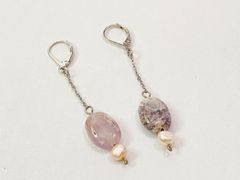 【年末SALE】天然石　ピアス　#E74