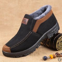 スニーカー ボア 暖かい 防寒シューズ メンズ スリッポン シューズ ウォーキングシューズ トレーニングシューズ 靴 疲れにくい おしゃれ【l