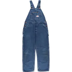 ラウンドハウス　デニムオーバーオール　W32x32 新品未使用品 未洗いリジッド 楽天市場】ラウンドハウス オーバーオール デニム ボタンフライ