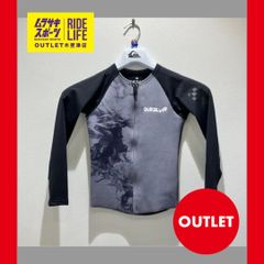 【ムラスポOUTLET公式】QUIKSILVER クイックシルバー 120㎝ BOY 1.0 WATER JACKET KIDS　キッズ ジュニア 子供　ラッシュガード ウェット ジャケット　 海遊び　新品　訳あり　ムラサキスポーツ　OUTLET アウトレット