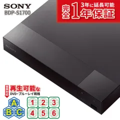 リージョンフリー ブルーレイ プレーヤー SONY  BDP-S1700  海外