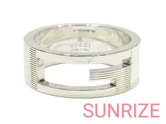 925 GUCCI グッチ Gロゴ リング【K554】