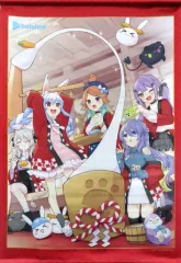 【中古】タペストリー 集合(餅つき) B2タペストリー 「バーチャルYouTuber ホロライブ」 郵便局限定