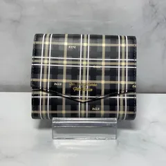 Samantha Thavasa Petit Choice サマンサタバサ プチチョイス　二つ折り財布　チェック　ブラック