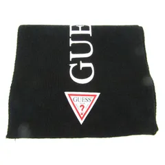 ゲス マフラー ロゴ ブランド 小物 レディース メンズ ブラック Guess 【中古】のサムネイル