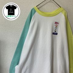 ラグランスリーブ　パステルカラー　トレーナー　スウェット　SHARE RODEO CROWNS  ゆるだぼ　ラフ