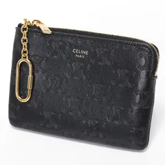 CELINE セリーヌ カードケース コインケース ポーチ CELINE ☆ コイン＆カードポーチ / スムースカーフスキン