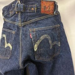 サイズ35 初期EVIS 2004 虎耳 バックベルト 赤 エヴィス エビス サイズ35 初期EVIS 2004 虎耳 バックベルト 赤 エヴィス エビス