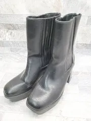 【HARE】ヒールレザーブーツ☆サイドジップ☆Lサイズ HARE（ハレ）の「ヒールレザーブーツ(HARE)（ブーツ）」 - WEAR