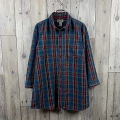 OLD L.L.BEAN 00s エルエルビーン チェック ネルシャツ XL