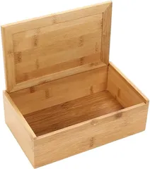 ピュアシーク 竹製 小物入れ 卓上 竹製ボックス 蓋付き 収納ケース 整理 収納ボックス
