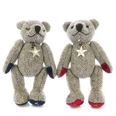 スタージュエリー STAR JEWELRY 2017 Limited ホリデイベア Day Bear Night Bear 2点セット 茶 ブラウン 白 ホワイト /TK ■OFのサムネイル
