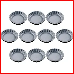 【人気商品】ブラックフィギュア タルト型 9cm 霜鳥製作所 日本製 D-029 10個セット