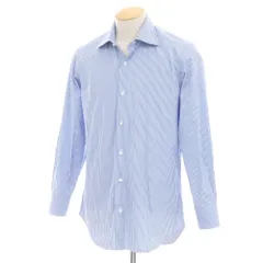 J3542美品 フライ ボタンダウンシャツ サックスブルー 15/38 FRAY J.PRESS J.PRESS(ジェイプレス) ボタンダウン 麻混長袖シャツ