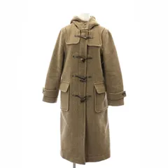 ロンドントラディション LONDON TRADITION ウール混 ダッフルコート アウター フード付き 34 XS グレージュ/YQ ■OS