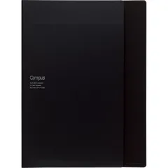 新品 コクヨ(KOKUYO) ノートカバ― 書類ファイル付き キャンパスノート1冊付属 A4 ブラック ノ-612B-D