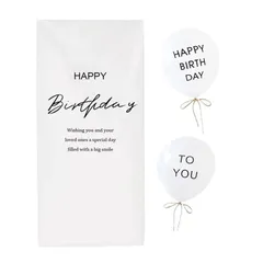 【在庫処分】女の子 男の子 誕生日飾り付けセット 100日 インテリア おしゃれ 1歳 風船 BIRTHDAY 2歳 HAPPY バースデータペストリー 白 誕生日飾り YFFSFDC