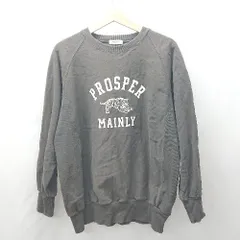 ◇ ⊇ FREAK'S STORE フリークスストア 裏起毛 アニマルプリント 長袖 トレーナー サイズフリー チャコール レディース E  【1503310016345】