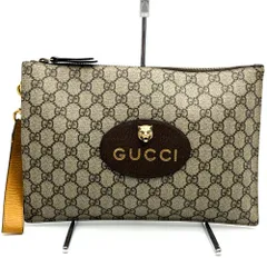GUCCI GG グッチ タイガー柄 レディース メンズ 兼用 クラッチバッグ