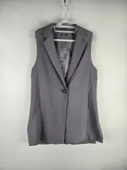 ＆ That 77 レディース ルーズフィット テーラード ノースリーブ ロング ベスト