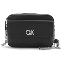 Calvin Klein Jeans カルバンクラインジーンズ ショルダーバッグ レディース ブラック LV04F3102G UB1 POCKET CAMERA BAGのサムネイル