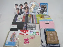  中古品 嵐 のみ 2004 嵐!いざッ、Now Tour!! 24時間TV 他 Tシャツ ツアータオル クリアファイル パンフレット DVD CD 等 グッズセット