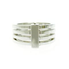 【中古】GUCCI グッチ シルバー 4連 リング 14.9g 925刻印 407887 リング・指輪
