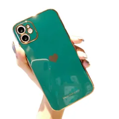 【カラー: 角形ダークグリーン】iPhoneX SE iPhone8 iPhon