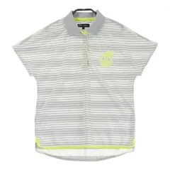 サイズ：1 23区GOLF ニジュウサンクゴルフ  セットアップ　半袖ポロシャツ　スカート ボーダー柄 グレー系 [240101416864] ゴルフウェア レディース ストスト