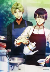 【中古】タオル・手ぬぐい [単品] アダージュ＆フィン 描きおろしB2マルチクロス 「Switchソフト スチームプリズン -Beyond the Steam- アニメイト限定セット」 同梱特典