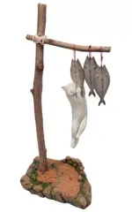 【中古】フィギュア お食事中のネコ 2.0 A 1/6 レジン製塗装済み完成品