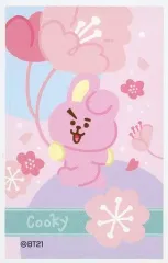 【中古】食玩 ステッカー・シール COOKY(ジョングク)/花 「BT21 デコステッカー2 ガムつき」