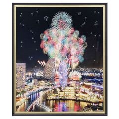 油彩画 山下清 F6 両国 花火 - メルカリ