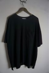 美品 正規 VICTIM ヴィクティム S/S BIG TEE ビッグサイズ ポケット Tシャツ カットソー VTM-22-T-037 日本製 黒 ブラック XL 本物 804p★2
