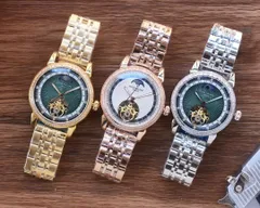 PATEK PHILIPPE パテックフィリップ メンズ腕時計 41mm｜自動巻き機械式×2WAYベルト｜強化ミネラルガラス/実物撮影新品未使用