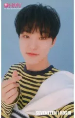 【中古】コレクションカード(男性) SEVENTEEN/HOSHI(ホシ)/CD「JAPAN 1ST SINGLE『Happy Ending』」SEVENTEEN 2019 JAPAN TOUR ’HARU’会場HMVブース予約特典スペシャルカード