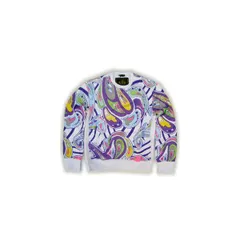STACKS & BUNDLES SWIRL CREW WHITE PURPLE
