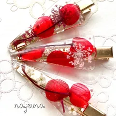 Bー1860】レジン ポニーフック／押しフルーツ