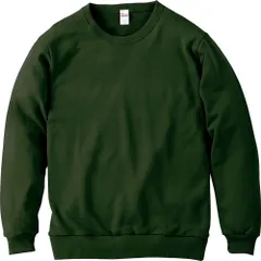 ☆ 037.アーミーグリーン ☆ Lサイズ ☆ 8.4オンス クルーネック ライトトレーナー トレーナー メンズ レディース クルーネックライトトレーナー スウェット ルームウェア ユニセックス S M L LL XL 2XL WOMENサイズ 8.4オンス