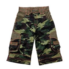 SHAMAN（シャーマン）ショートカーゴパンツ-ARMY＊ハーフパンツ